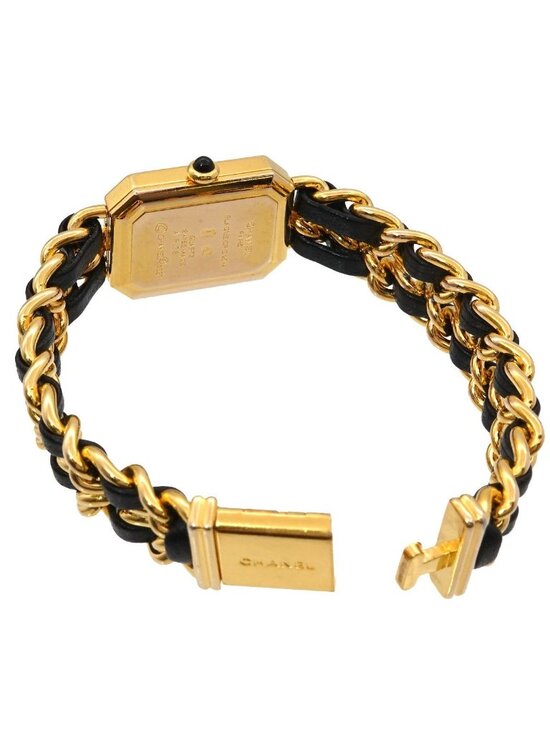Chanel Premiere L Vintage Watch Black Gold main image 5